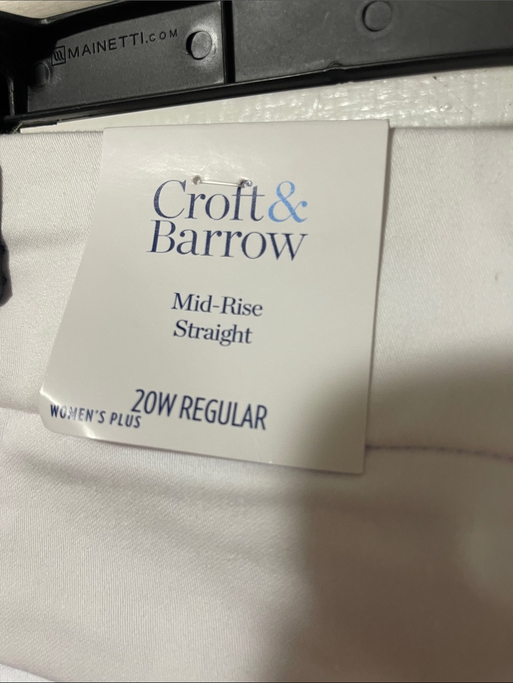 White Stretch Pull-On Pants
Croft & barrow brand size 20 W regular NWT - Picture 6 of 8